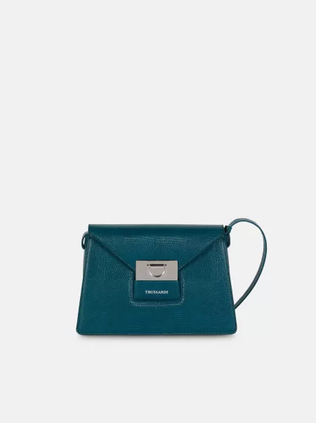 Marca Donna Teal Trussardi Ivy Cross-Body Similpelle Borse Tracolla