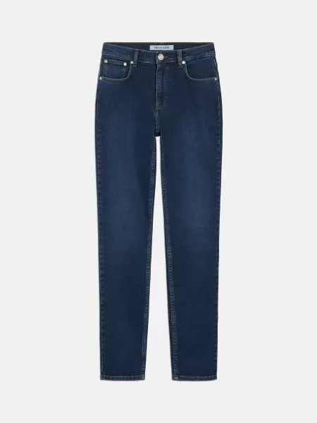 Jeans 105 Skinny Blue Denim Trussardi Sconto Donna