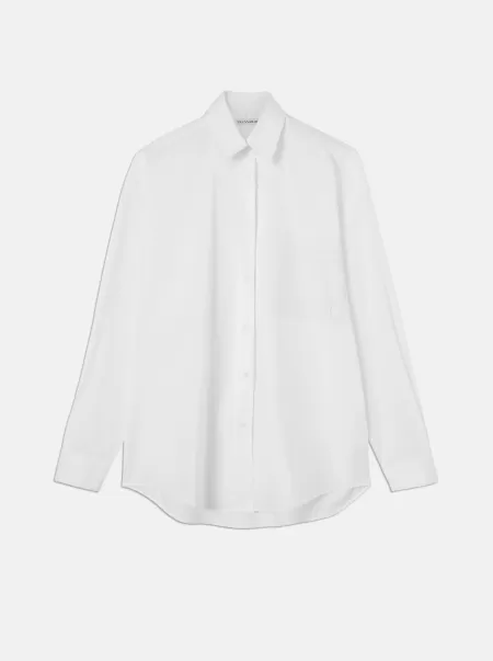Top E Camicie Trussardi White Camicia Oversize Popolarità Donna