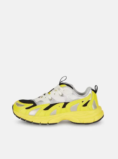 Sneakers Trussardi Retro Runner Sneaker Uomo Consegna Grey/Yellow