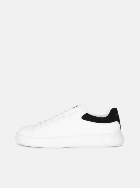 Trussardi White / Black Uomo Accessibile Yrias Sneaker Sneakers