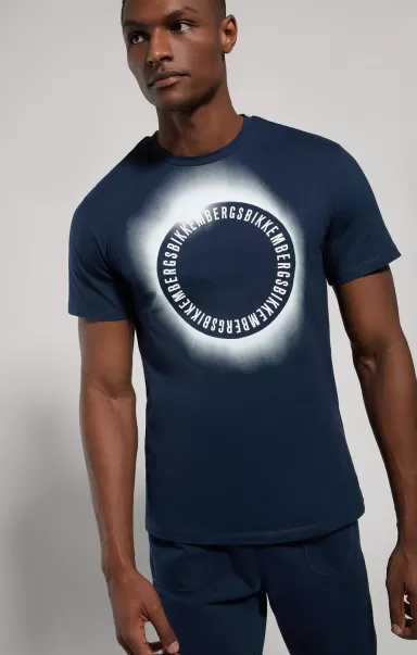 Dress Blues T-Shirt T-Shirt Uomo Stampata Uomo Bikkembergs