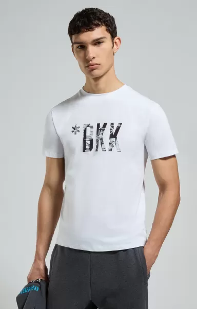 Bikkembergs T-Shirt Uomo T-Shirt Uomo Stampata White