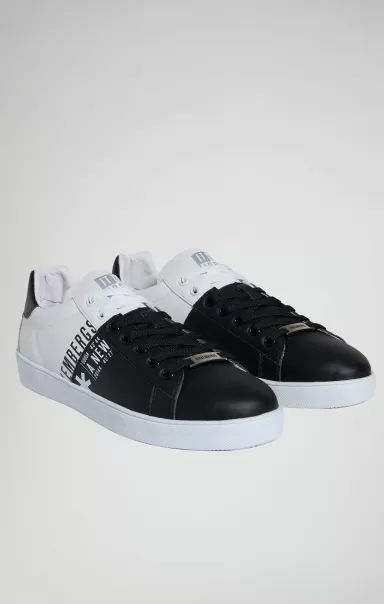 Uomo Sneakers Bikkembergs Black/White Sneakers Uomo Recoba M Color-Block