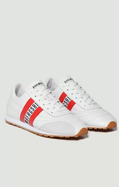 Bikkembergs Uomo Sneakers White/Red Sneakers Uomo Soccer