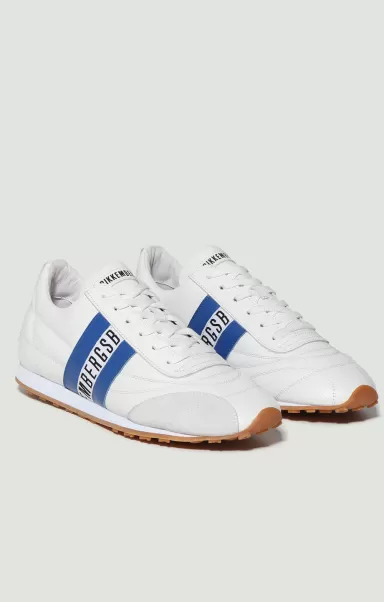 Sneakers Uomo Soccer Sneakers Bikkembergs White/Blue Uomo