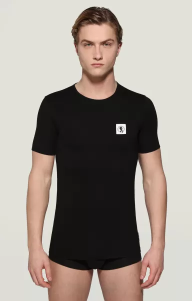 T-Shirt Intima Uomo Pupino T-Shirt Intimo Uomo Bikkembergs Black