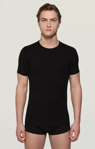 Bikkembergs T-Shirt Intimo Black Uomo Bi-Pack T-Shirt Intima Da Uomo