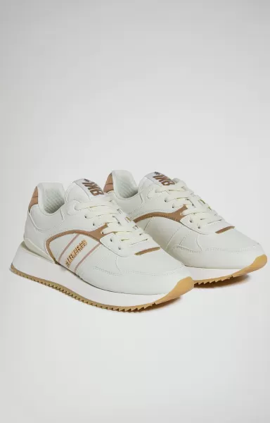 Sneakers Donna Puyol W Off White/Bronze Donna Sneakers Bikkembergs